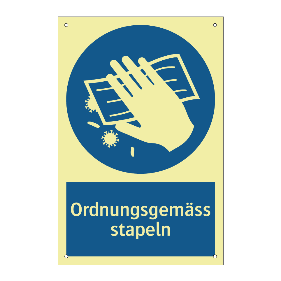 Ordnungsgemäss stapeln