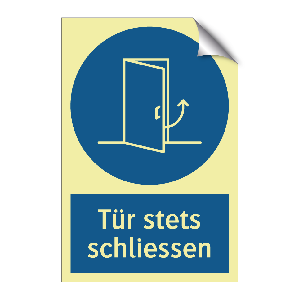 Tür stets schliessen