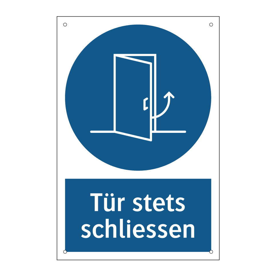 Tür stets schliessen