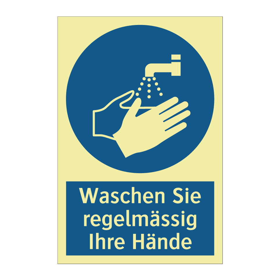 Waschen Sie regelmässig Ihre Hände