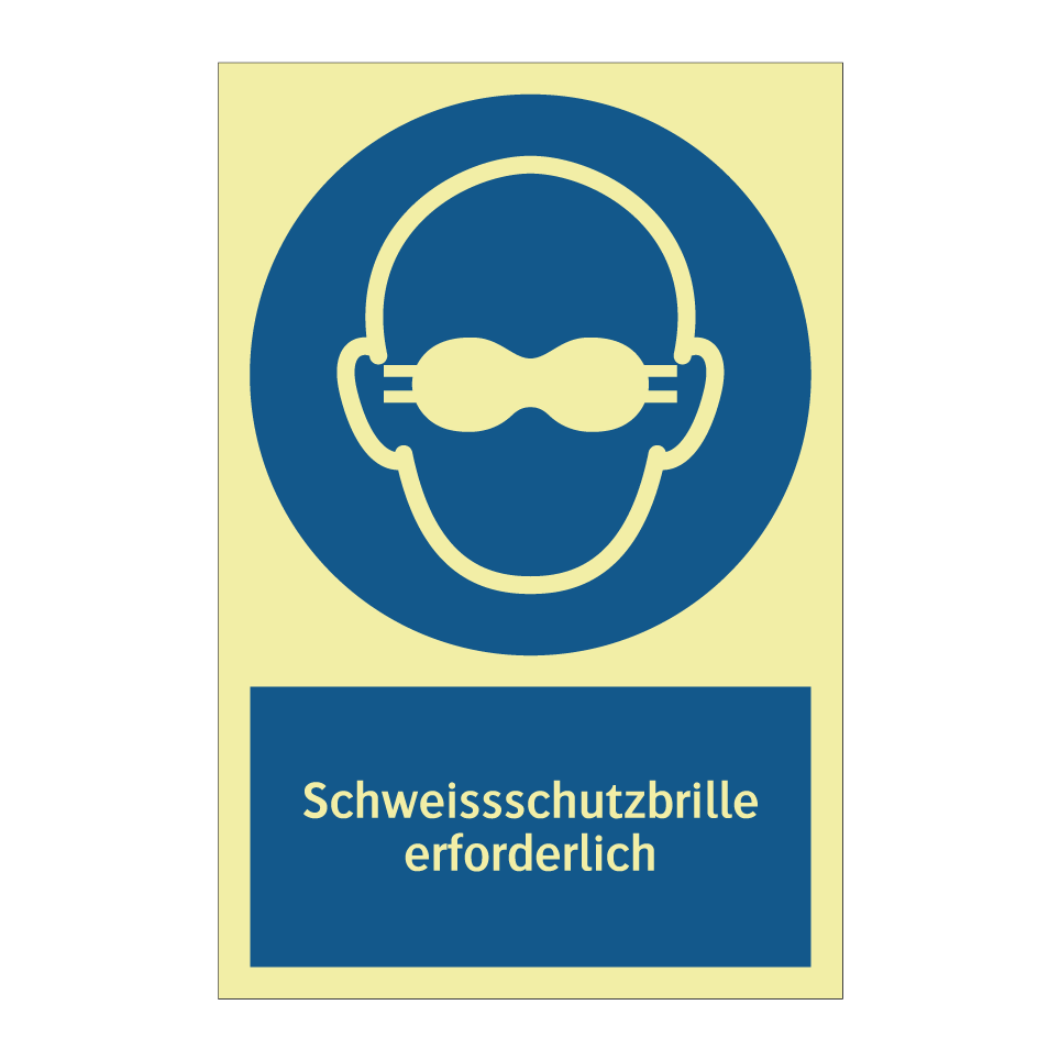 Schweissschutzbrille erforderlich