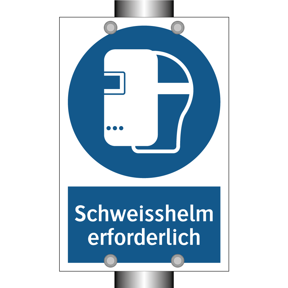 Schweisshelm erforderlich