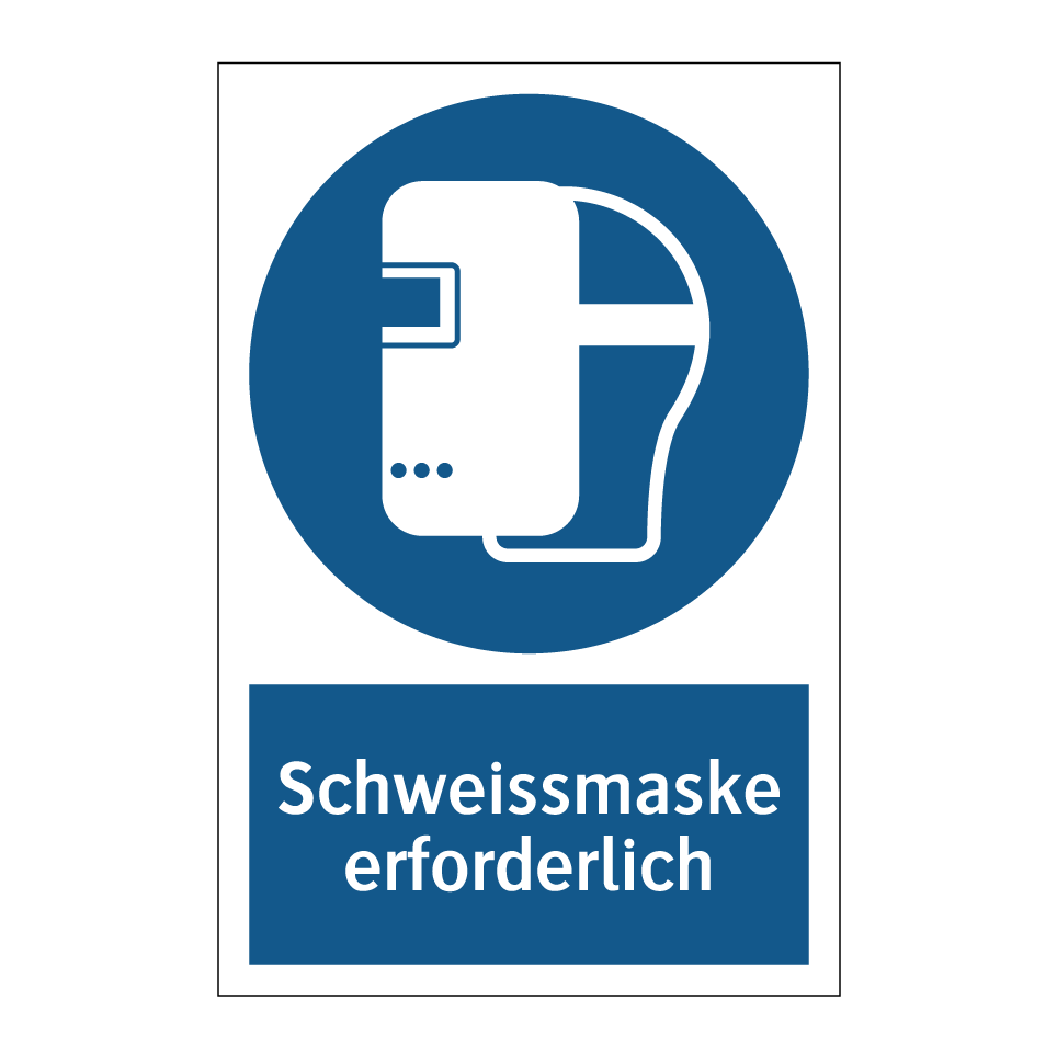 Schweissmaske erforderlich