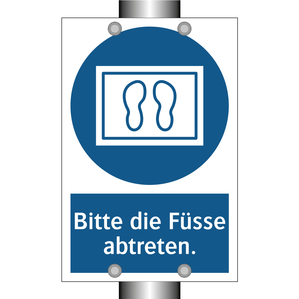 Bitte die Füsse abtreten.