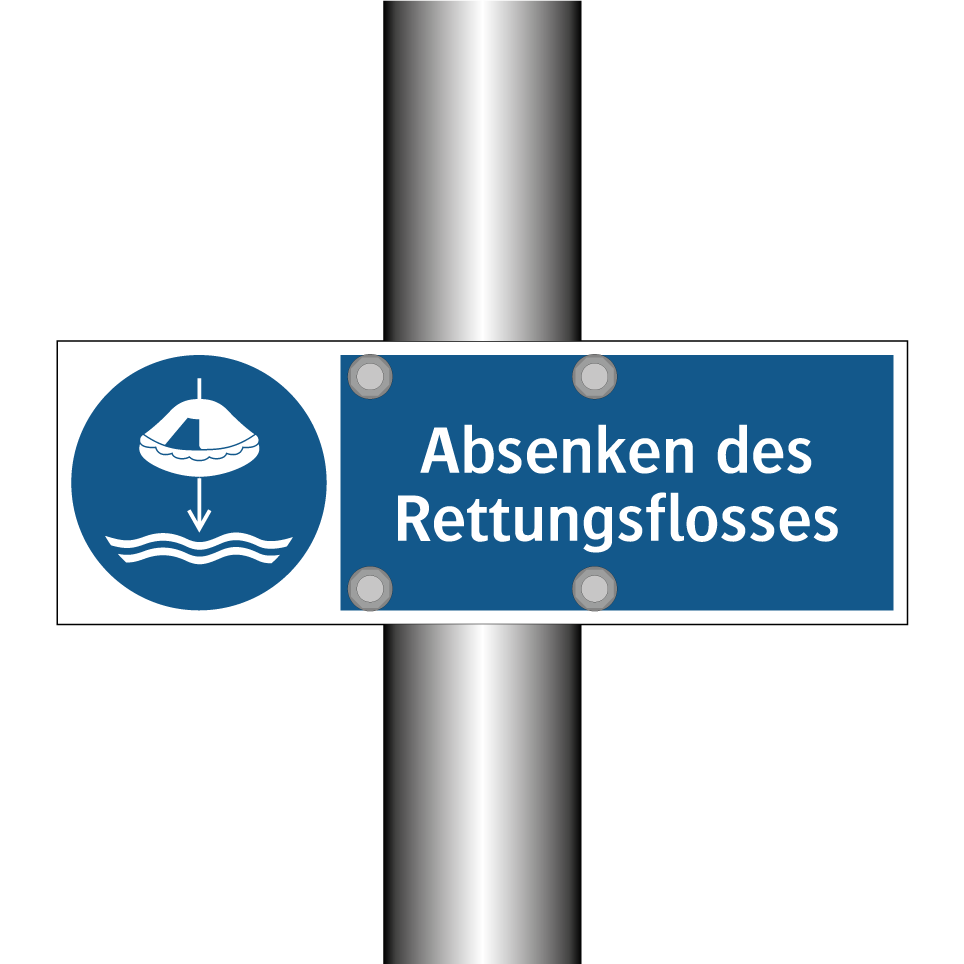 Absenken des Rettungsflosses