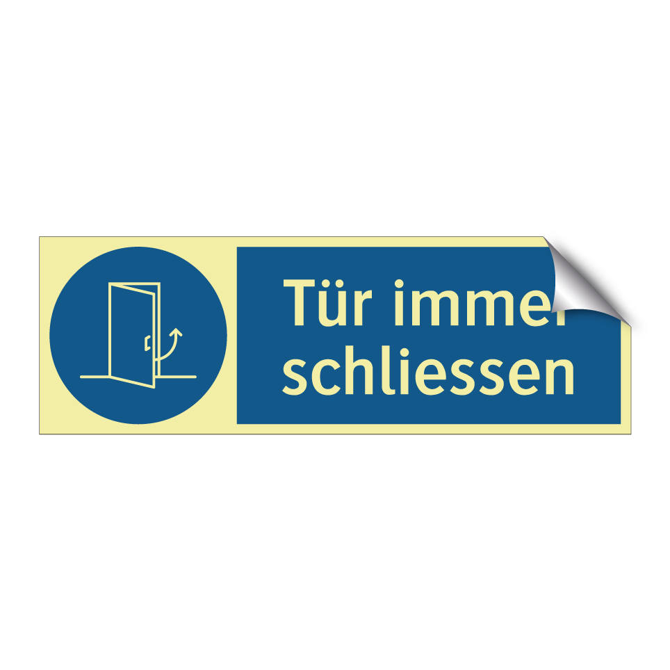 Tür immer schliessen