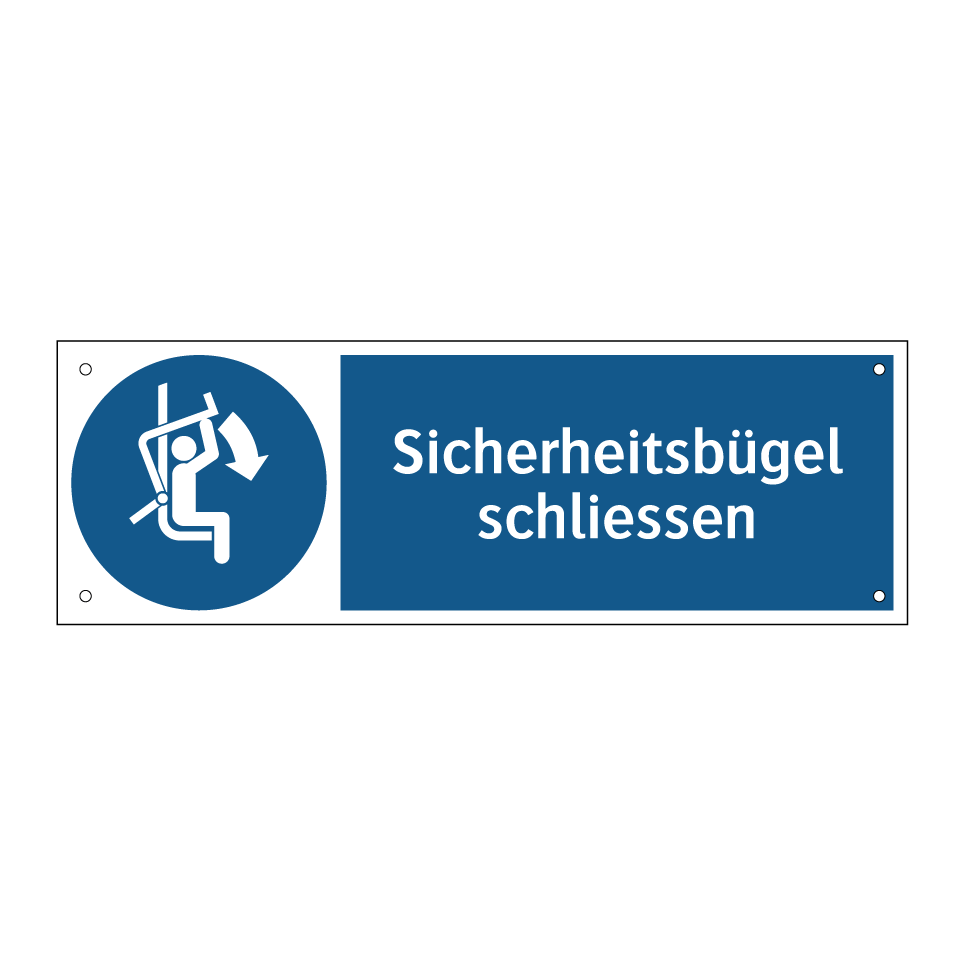 Sicherheitsbügel schliessen