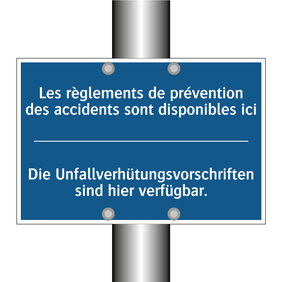 Die Unfallverhütungsvorschriften  /.../ - Les règlements de prévention des  /.../