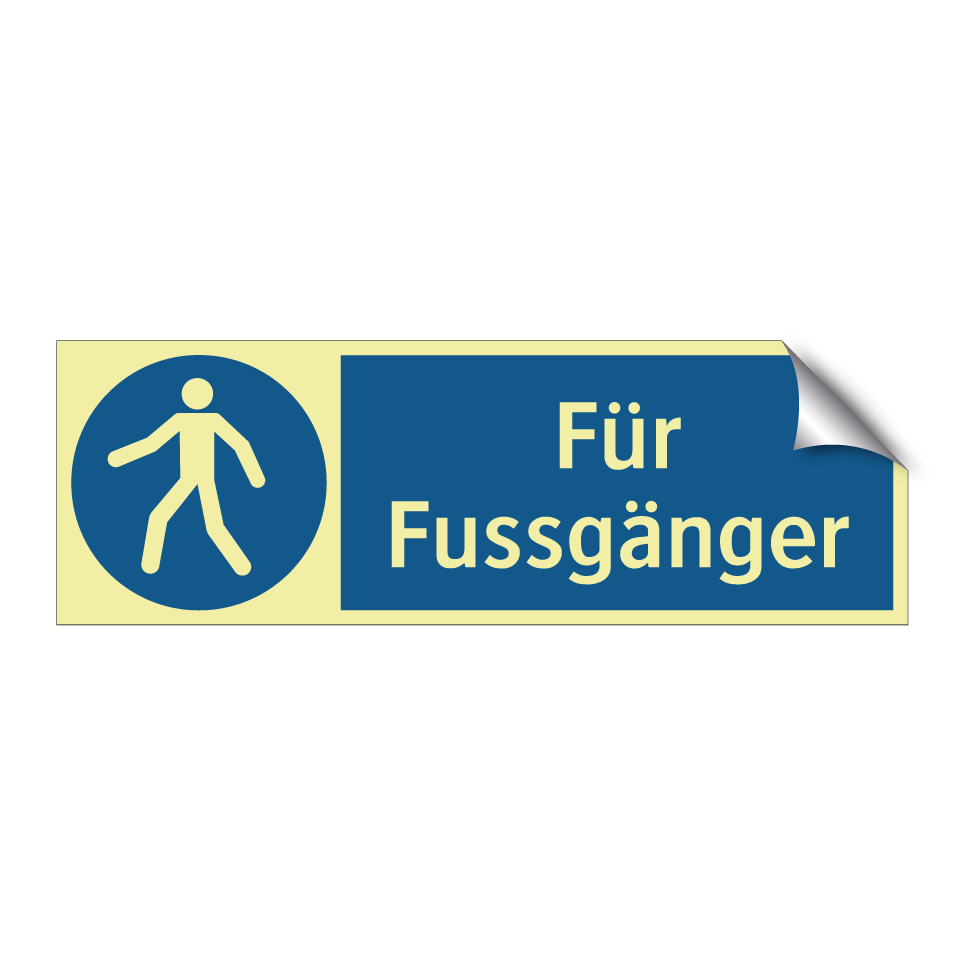 Für Fussgänger