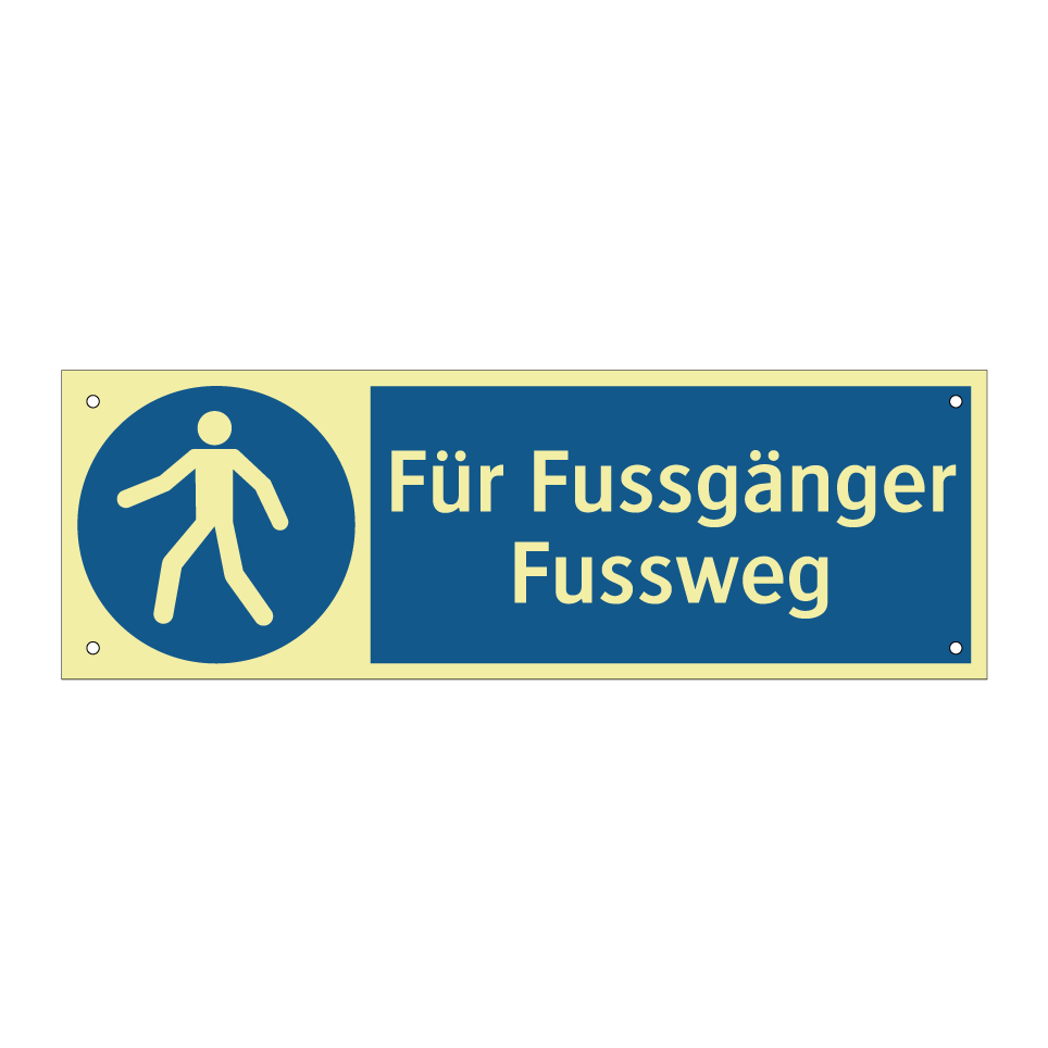 Für Fussgänger Fussweg