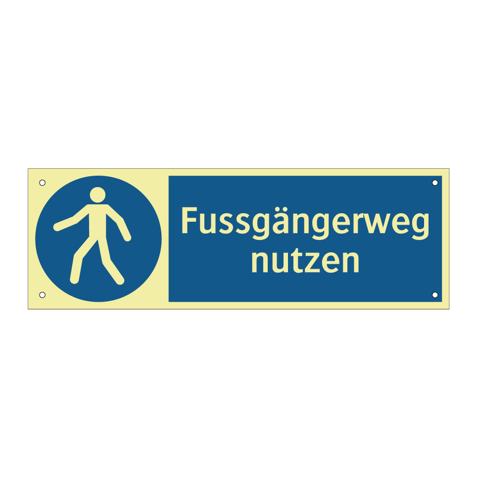 Fussgängerweg nutzen