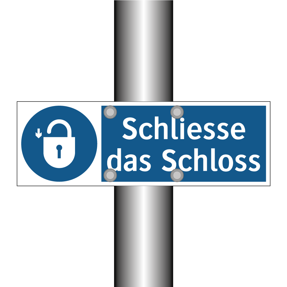Schliesse das Schloss