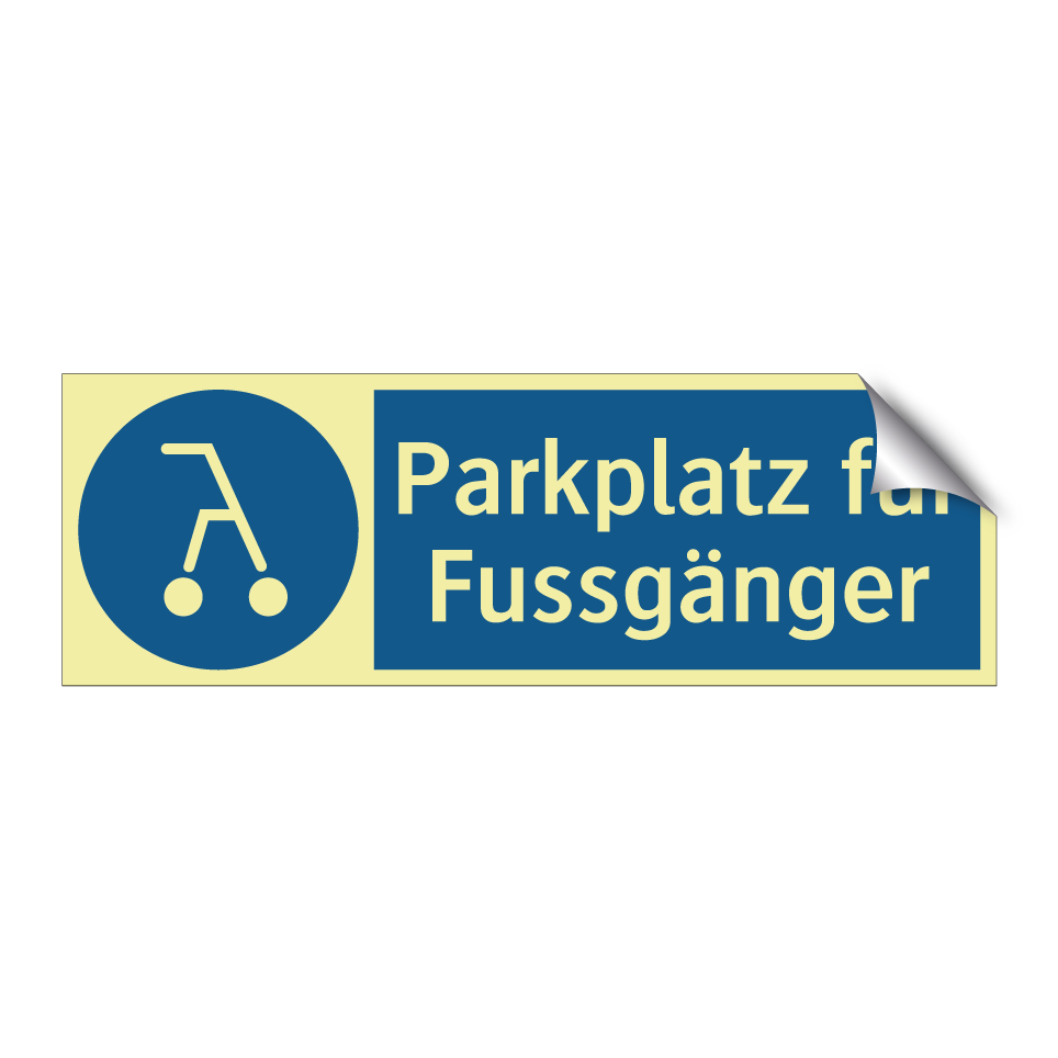 Parkplatz für Fussgänger