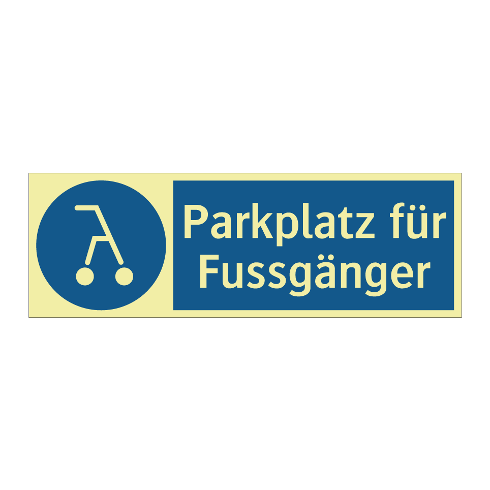 Parkplatz für Fussgänger
