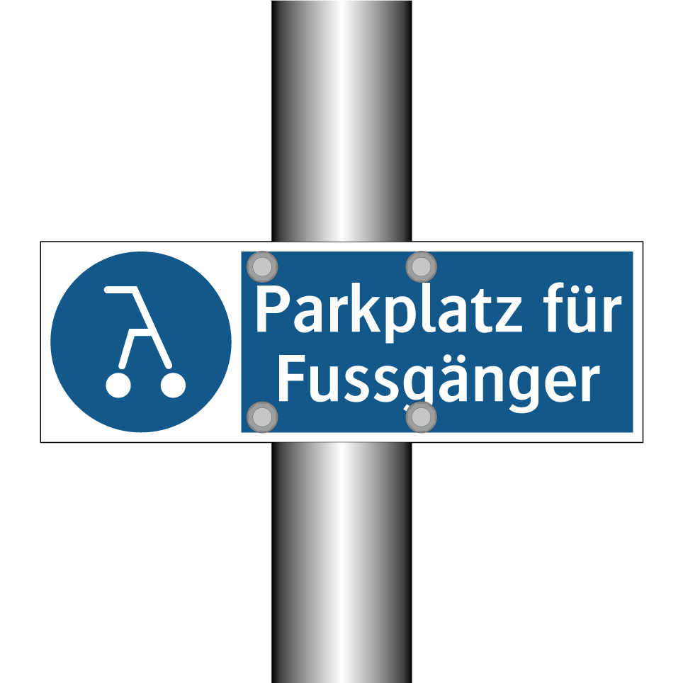 Parkplatz für Fussgänger