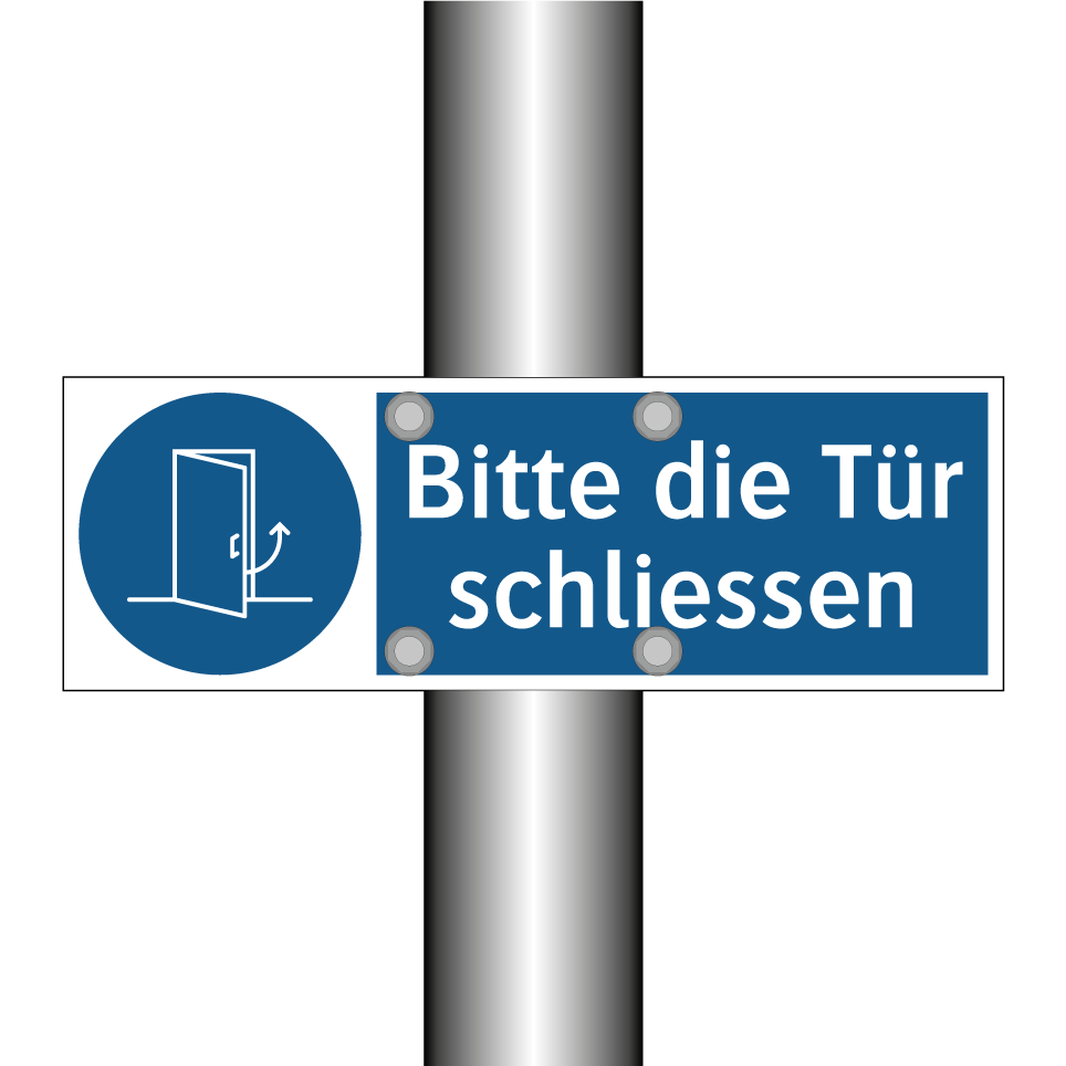Bitte die Tür schliessen