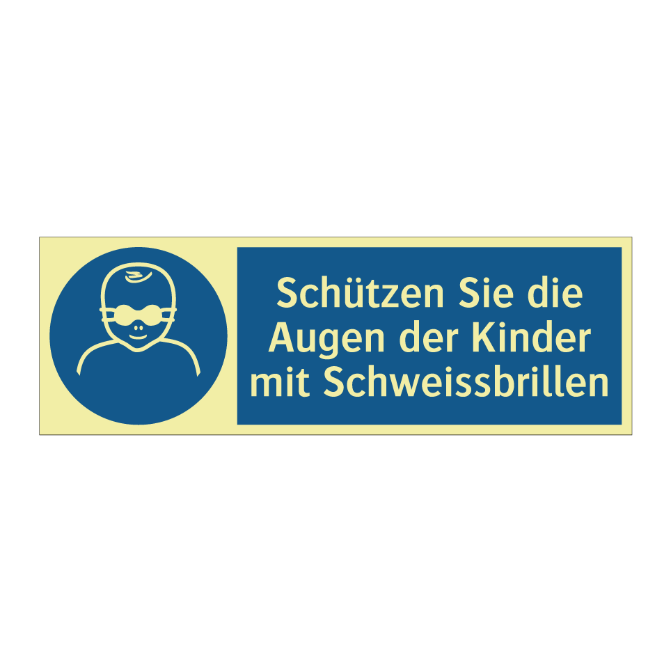 Schützen Sie die Augen der Kinder mit Schweissbrillen