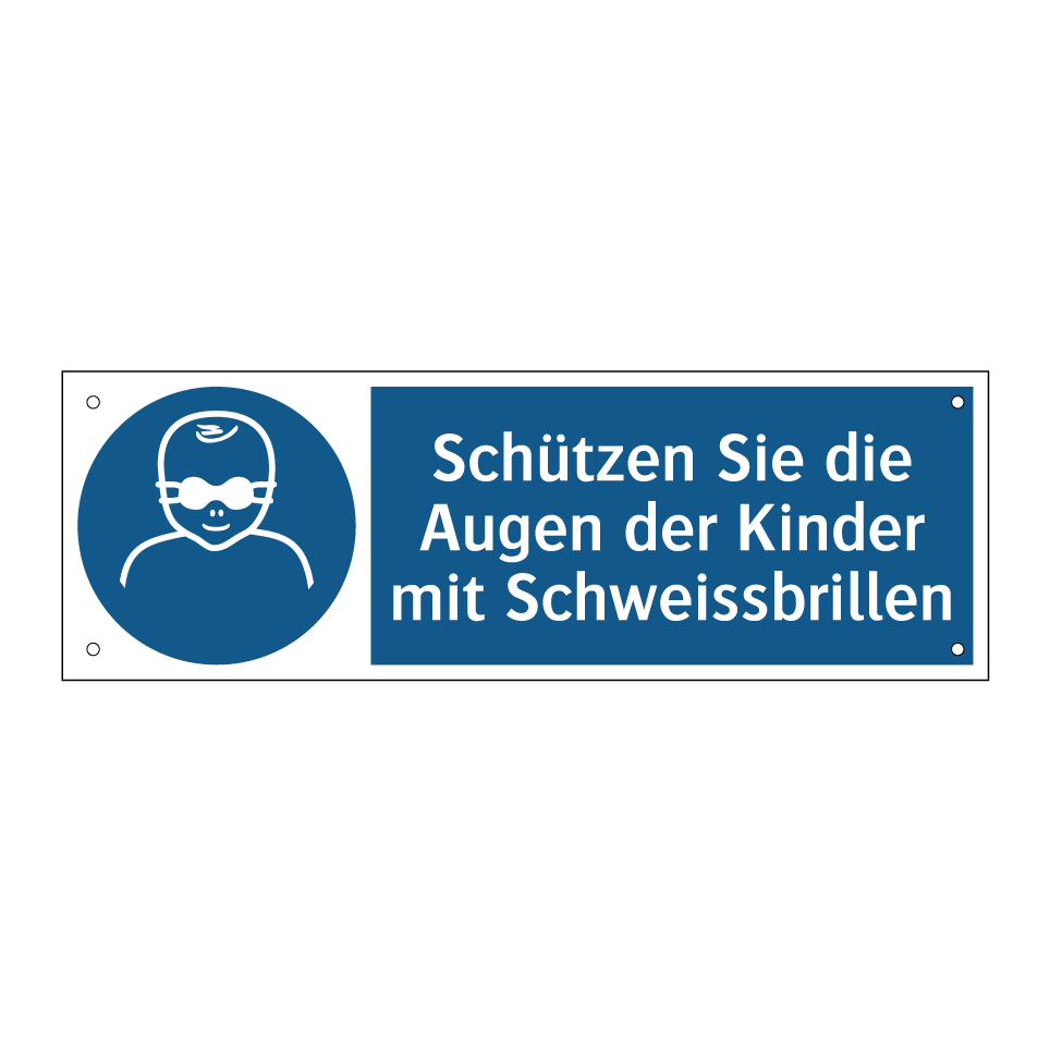 Schützen Sie die Augen der Kinder mit Schweissbrillen