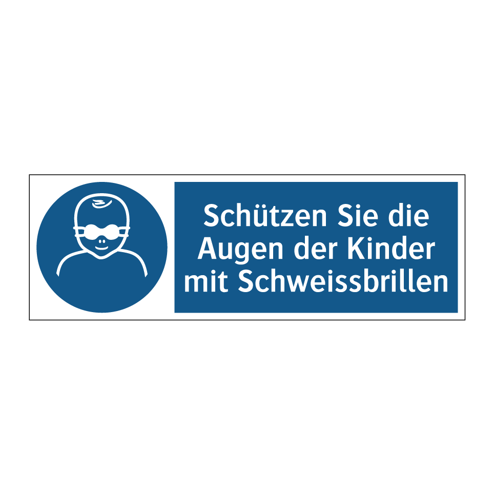 Schützen Sie die Augen der Kinder mit Schweissbrillen