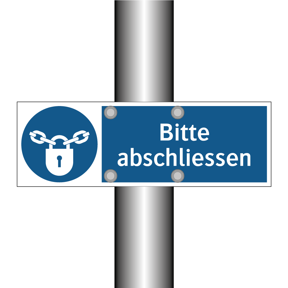 Bitte abschliessen