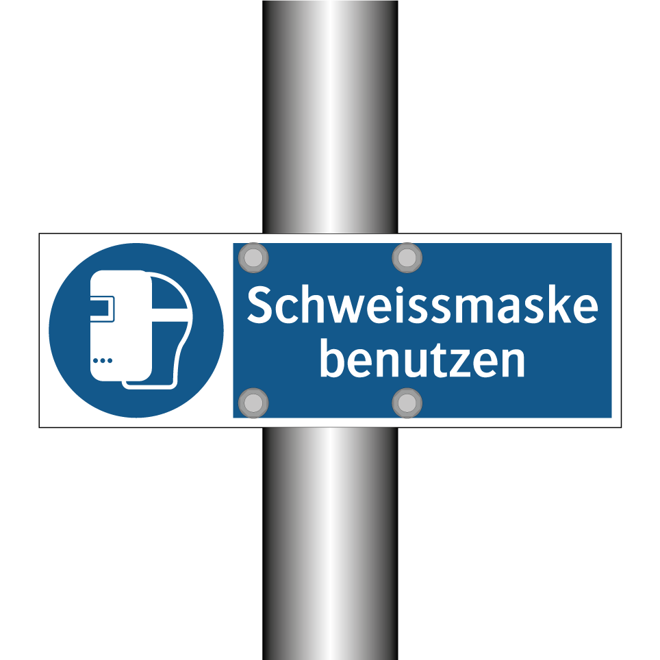 Schweissmaske benutzen
