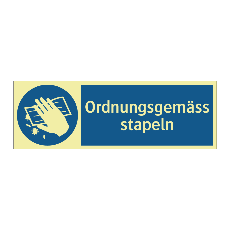 Ordnungsgemäss stapeln