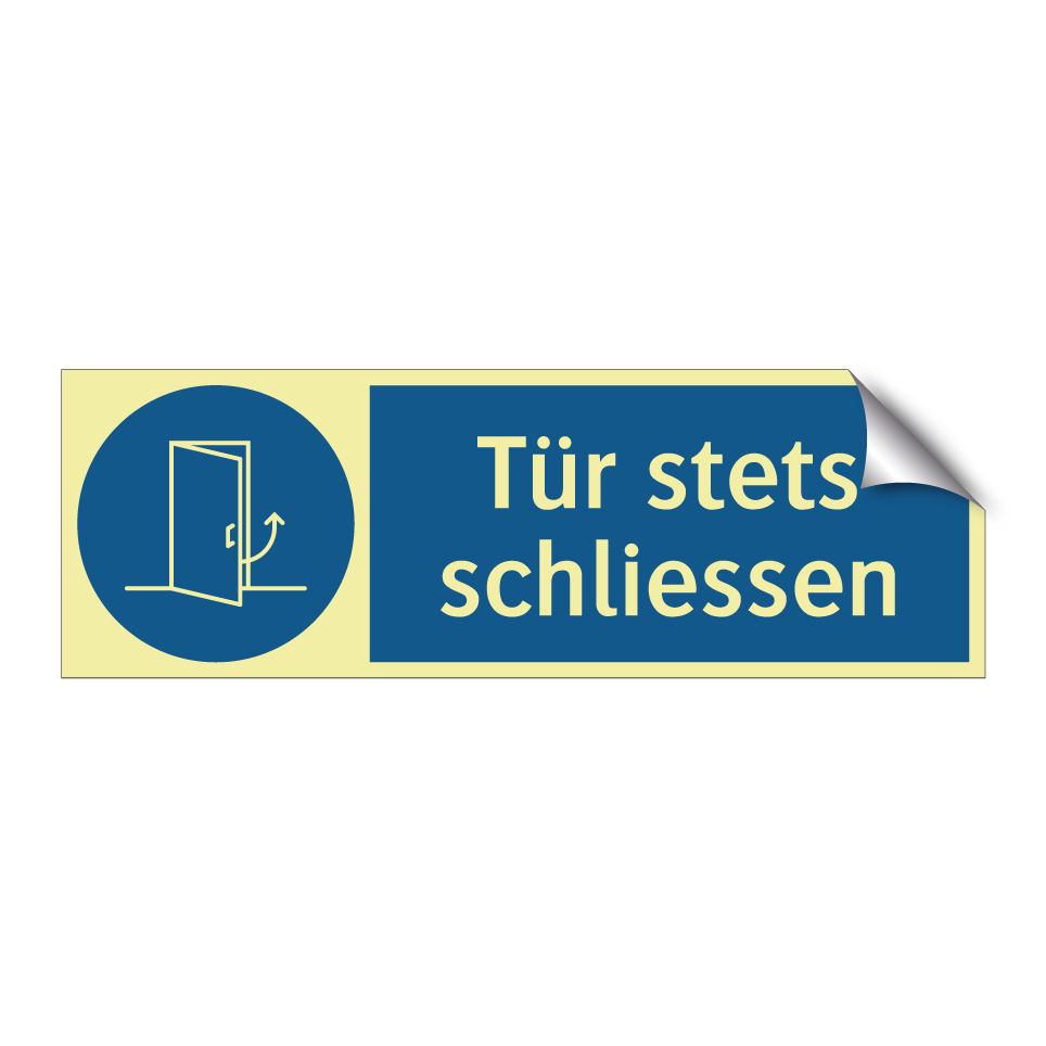 Tür stets schliessen