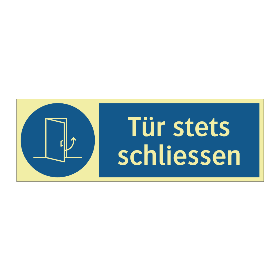 Tür stets schliessen