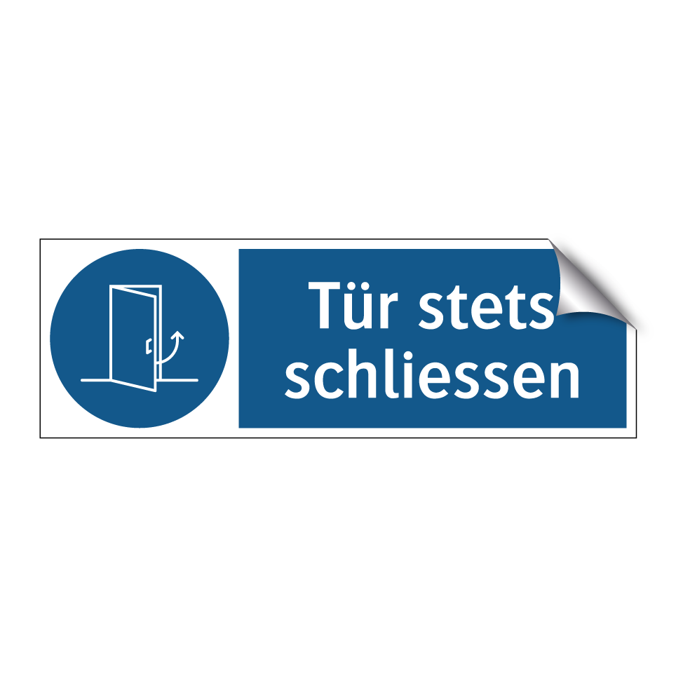 Tür stets schliessen