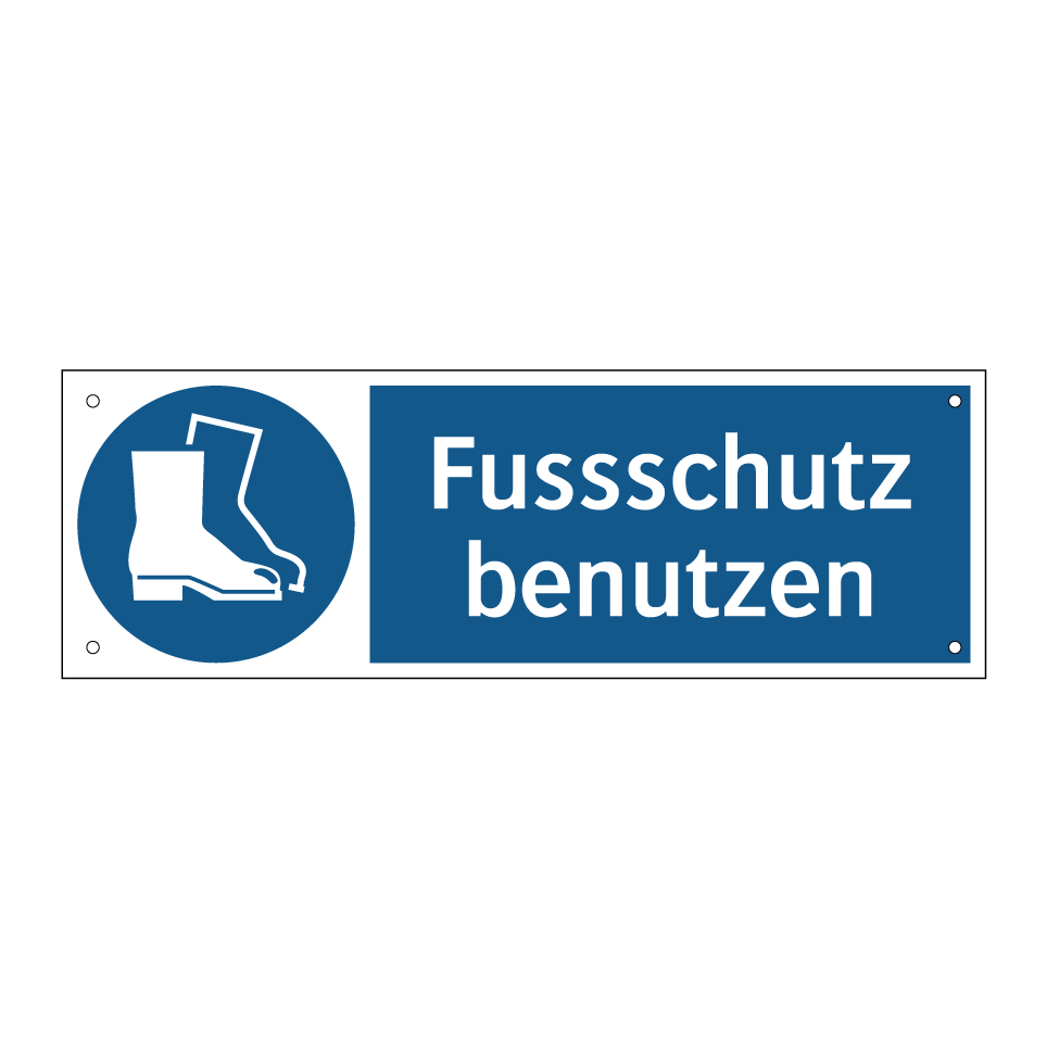 Fussschutz benutzen