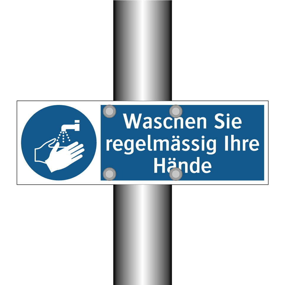 Waschen Sie regelmässig Ihre Hände