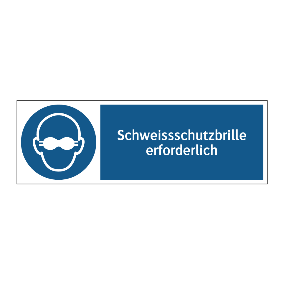 Schweissschutzbrille erforderlich