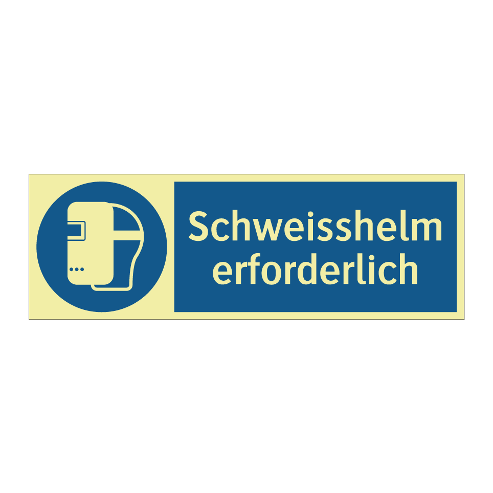 Schweisshelm erforderlich