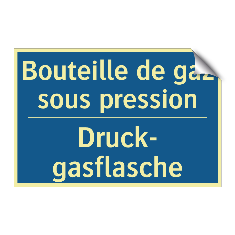Druck- gasflasche - Bouteille de gaz sous pression