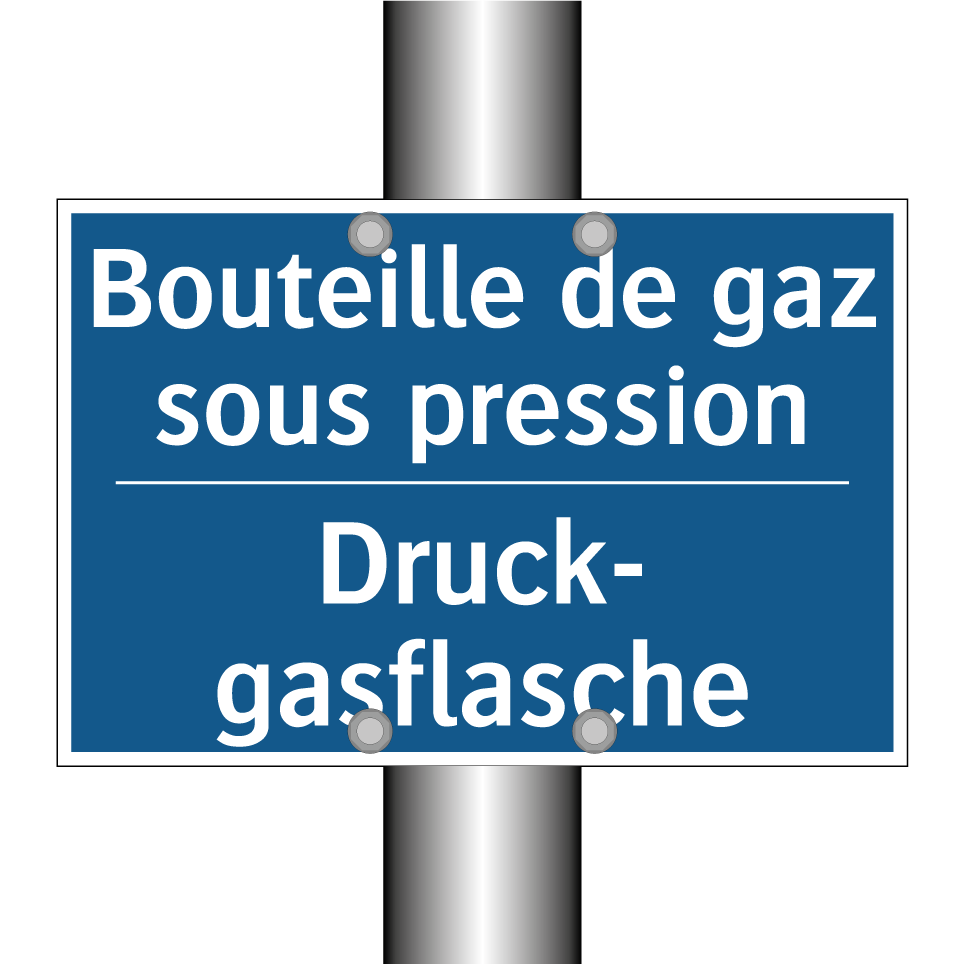 Druck- gasflasche - Bouteille de gaz sous pression