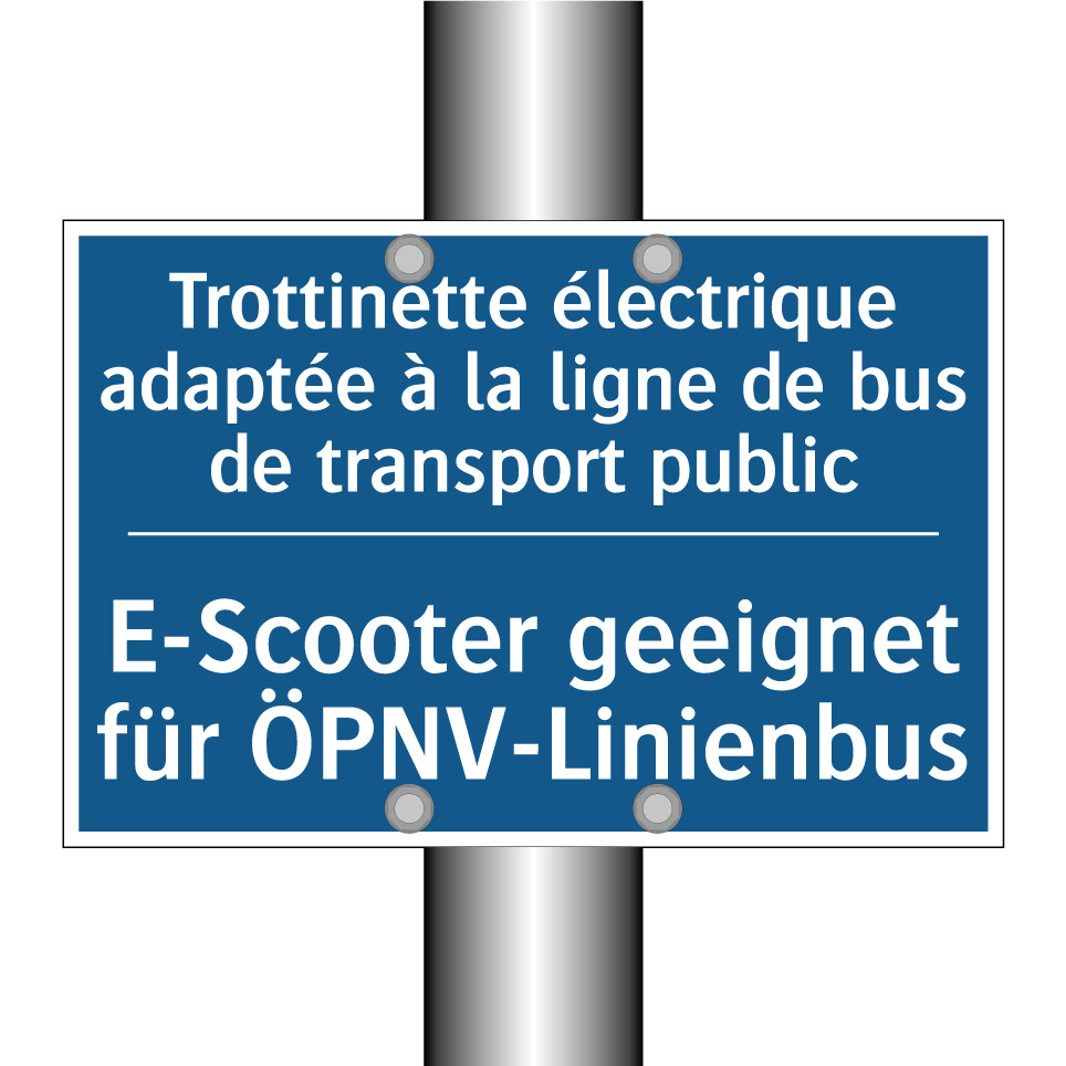 E-Scooter geeignet für ÖPNV-Linienbus /.../ - Trottinette électrique adaptée  /.../