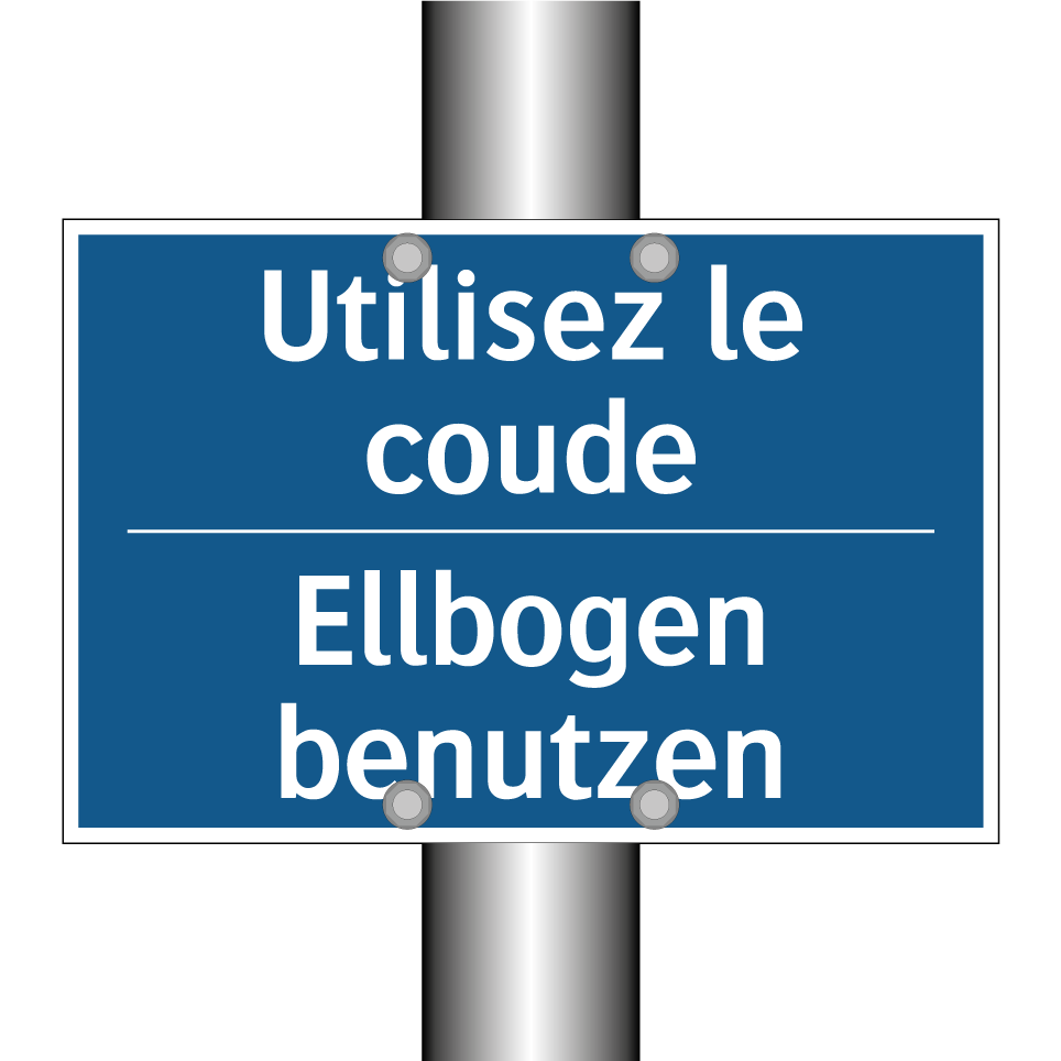 Ellbogen benutzen - Utilisez le coude