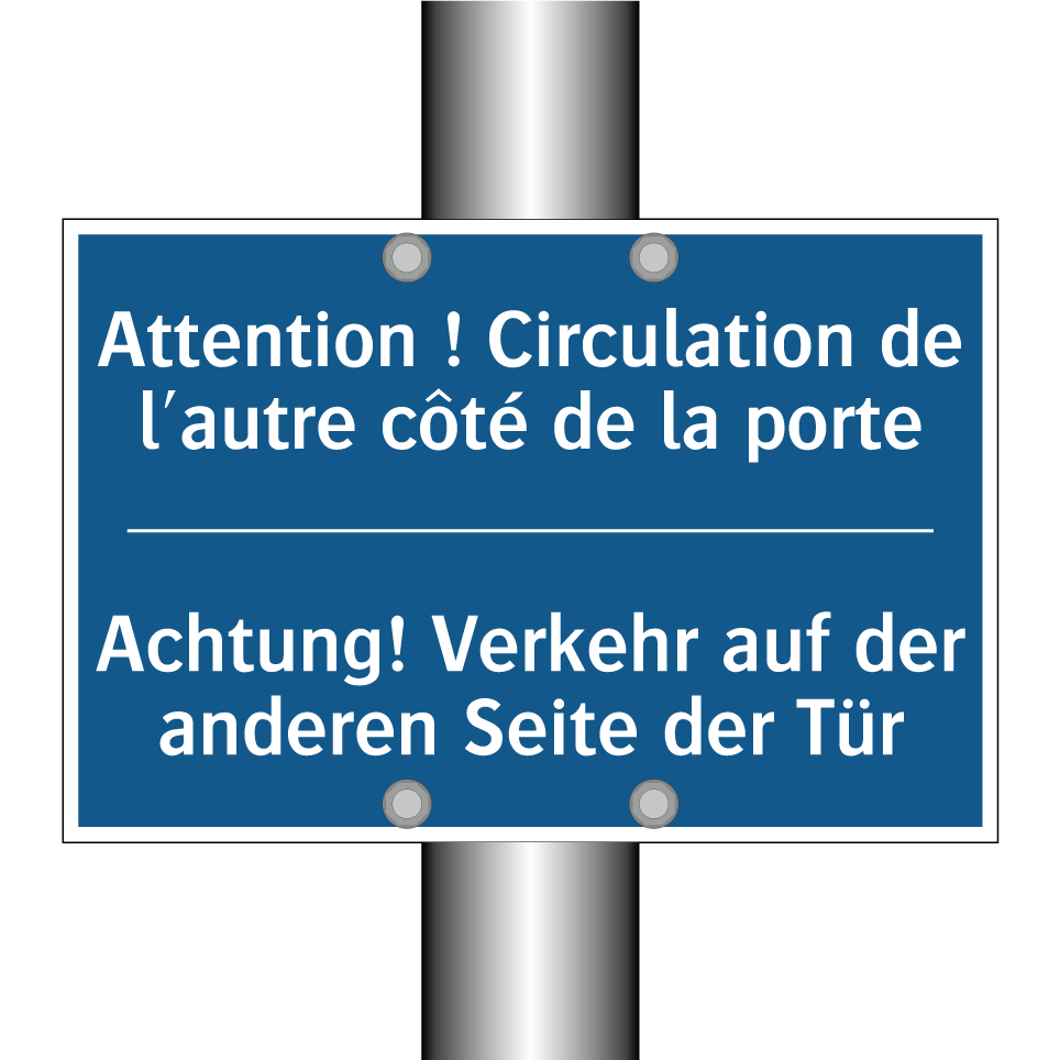 Achtung! Verkehr auf der anderen  /.../ - Attention ! Circulation de l'autre  /.../
