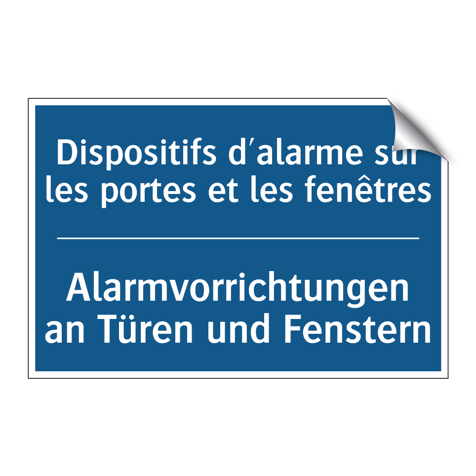 Alarmvorrichtungen an Türen und  /.../ - Dispositifs d'alarme sur les portes  /.../