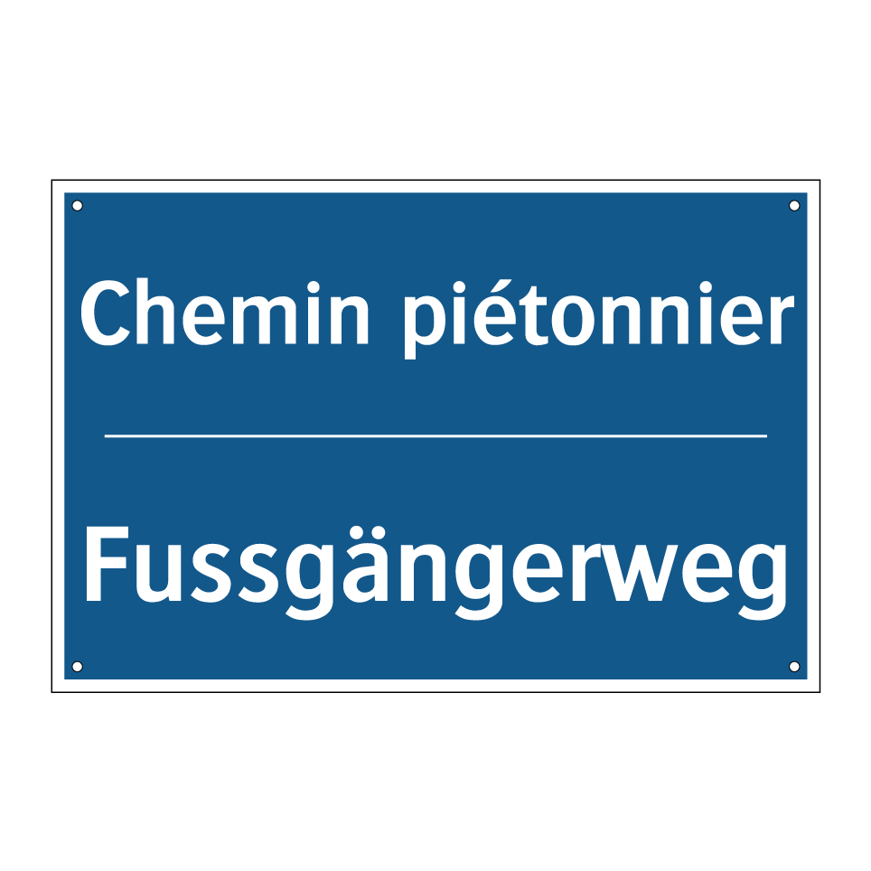 Fussgängerweg - Chemin piétonnier