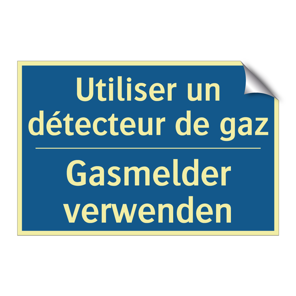 Gasmelder verwenden - Utiliser un détecteur de gaz