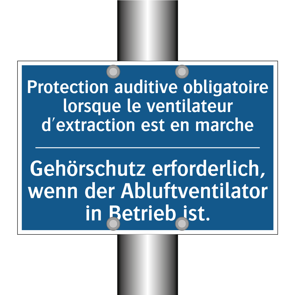 Gehörschutz erforderlich, wenn  /.../ - Protection auditive obligatoire  /.../