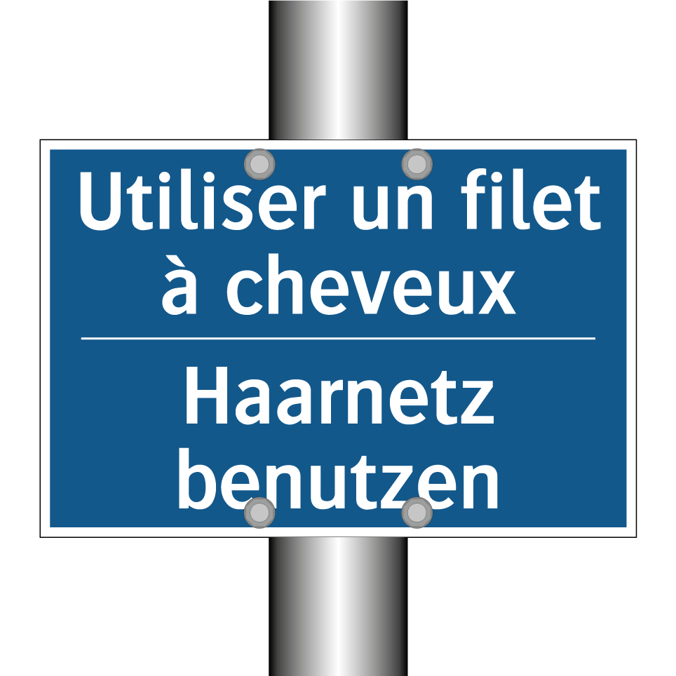 Haarnetz benutzen - Utiliser un filet à cheveux
