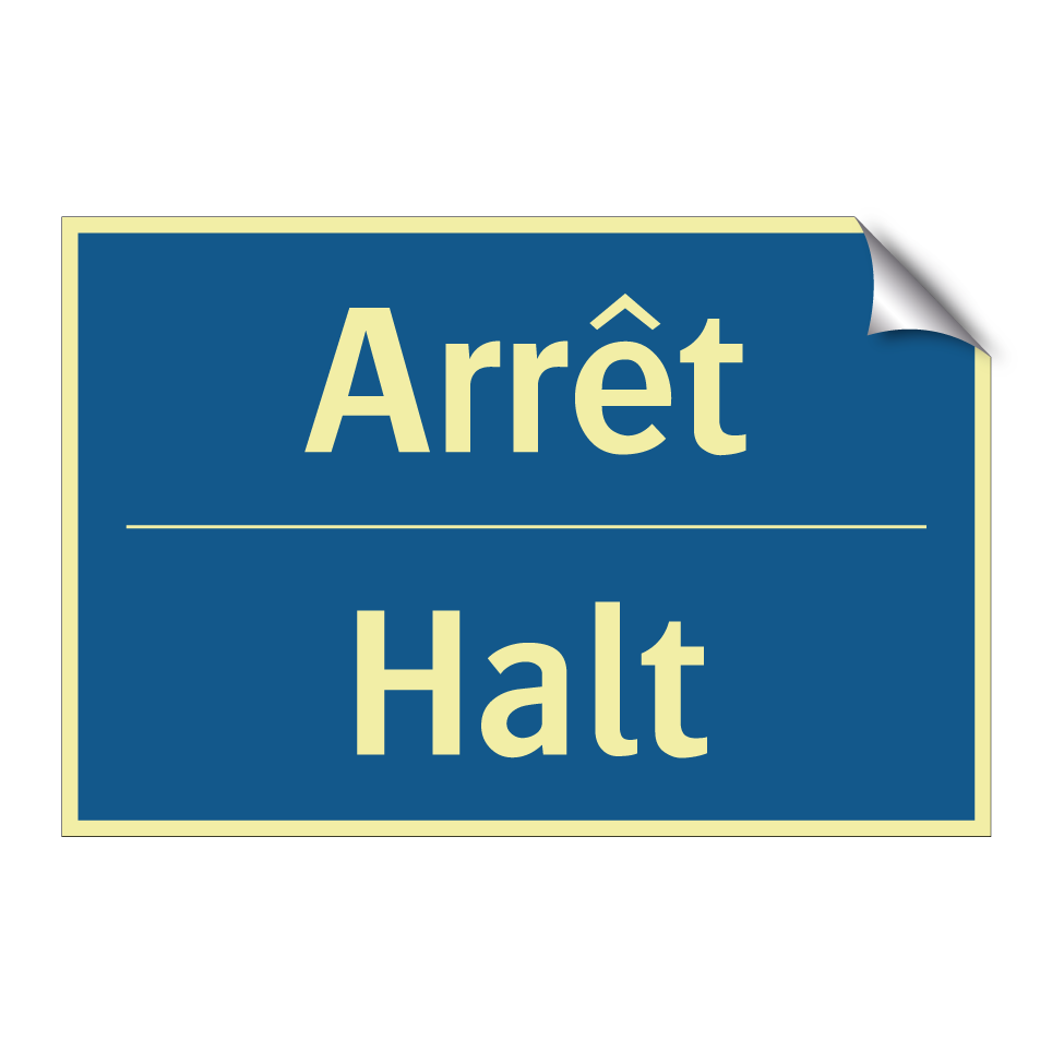 Halt - Arrêt