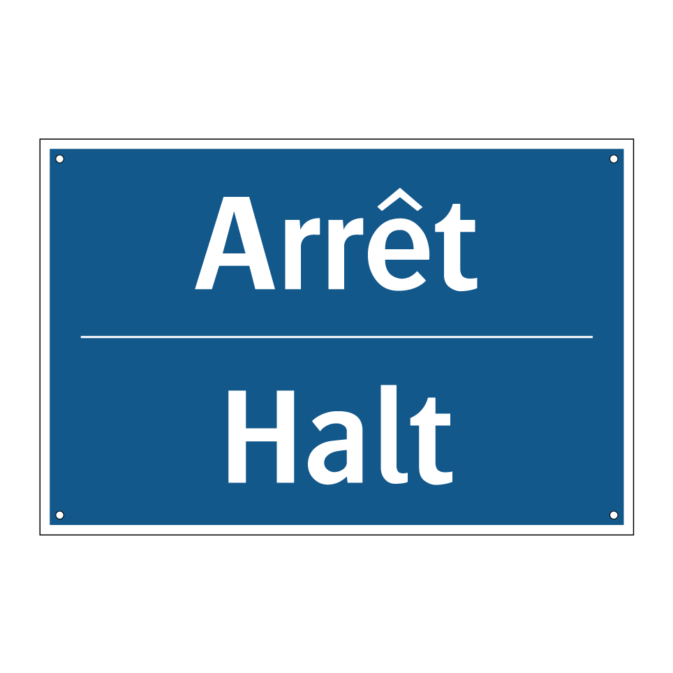 Halt - Arrêt