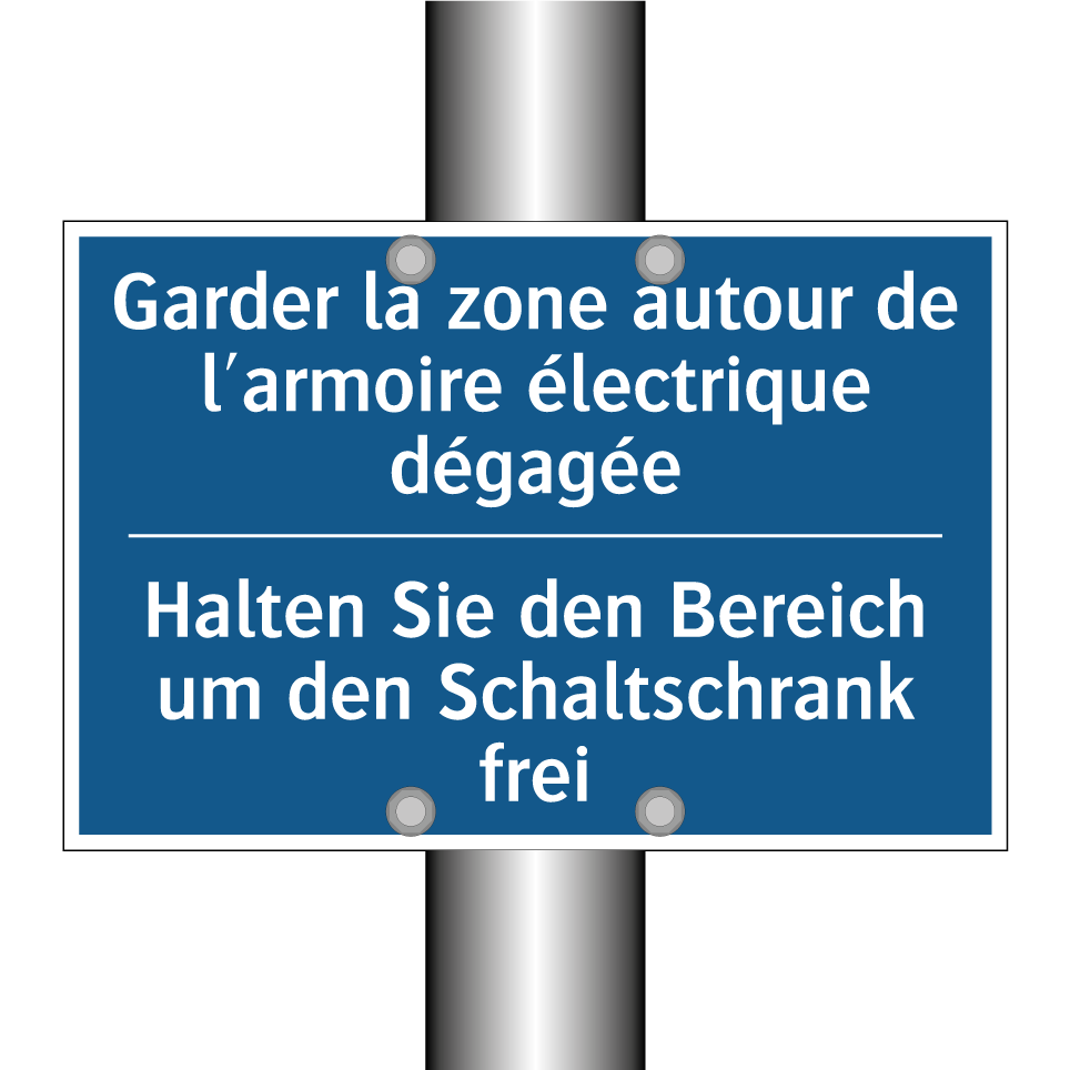 Halten Sie den Bereich um den  /.../ - Garder la zone autour de l'armoire  /.../