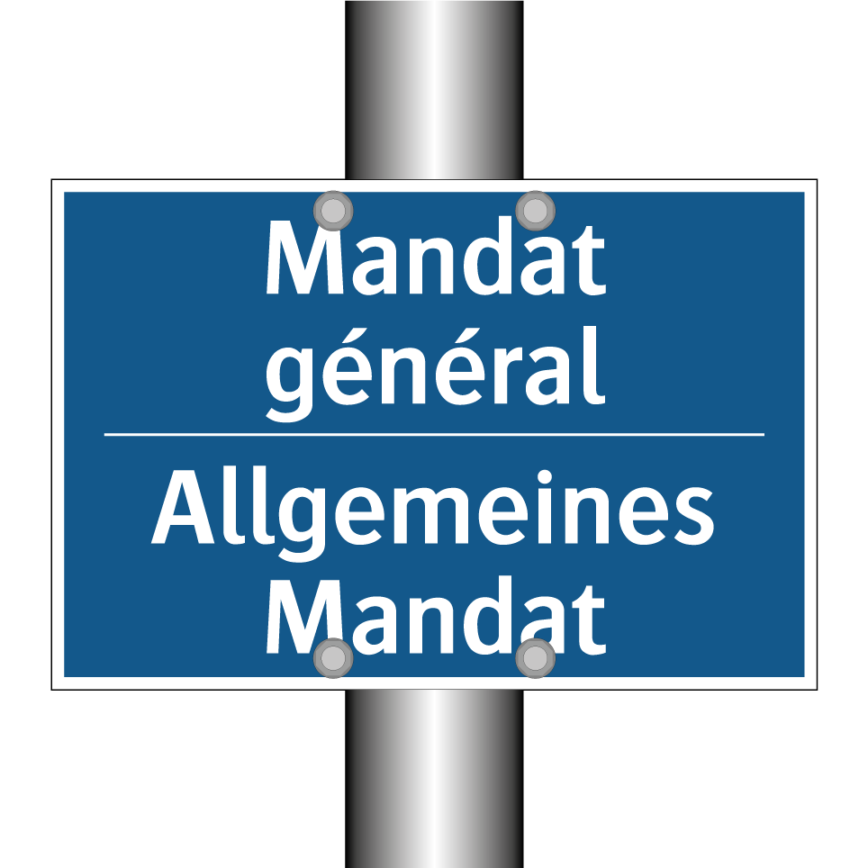 Allgemeines Mandat - Mandat général