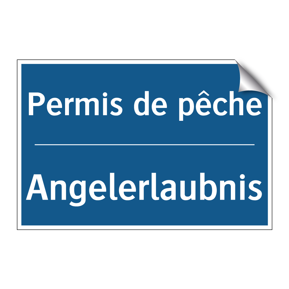 Angelerlaubnis - Permis de pêche