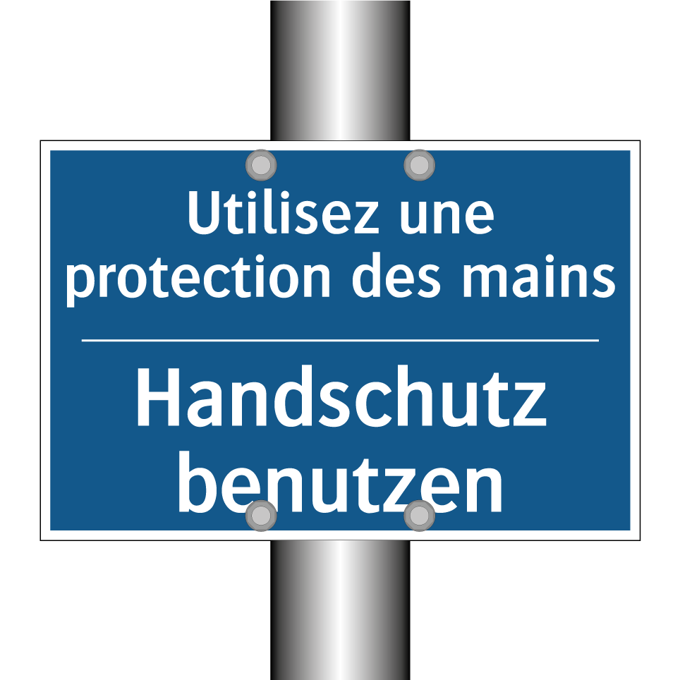 Handschutz benutzen - Utilisez une protection des mains /.../