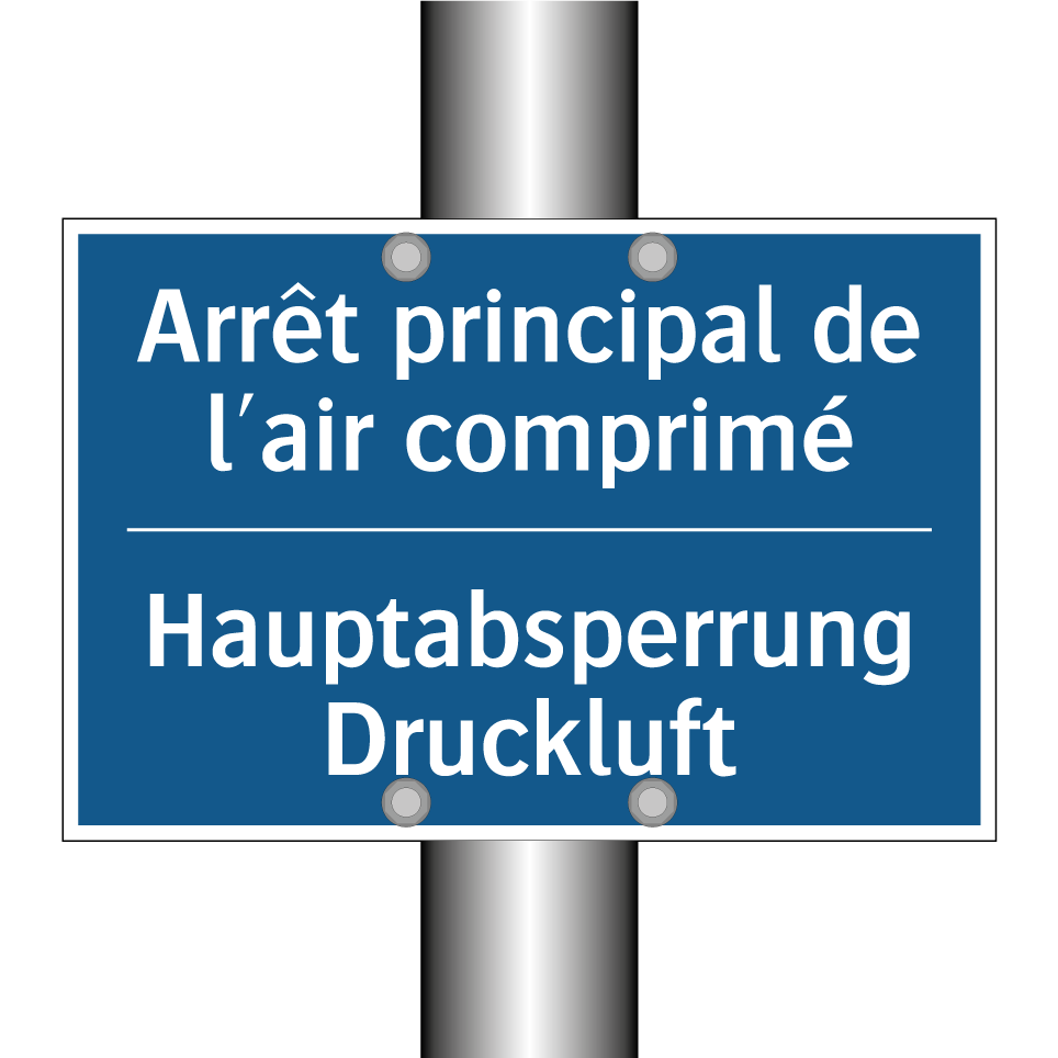 Hauptabsperrung Druckluft - Arrêt principal de l'air comprimé /.../
